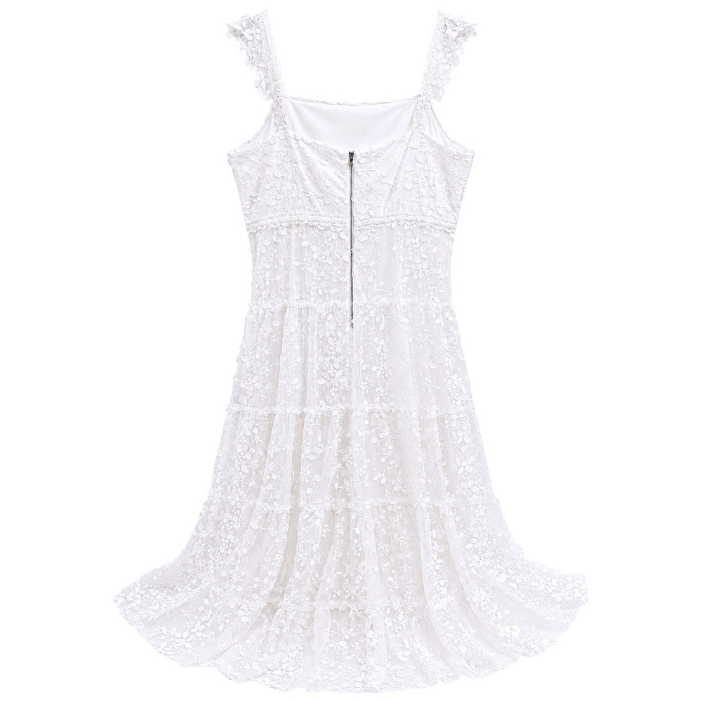 Arula Brixta Dress 3X White Floral Lace Maxi Bridal Formal - Picture 3 of 11